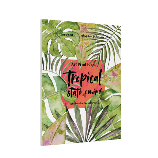 Gretchen Nadine Villanueva-Heras, GretchensWater, Dumaguete city, Bais, artist, Filipino, watercolor, palms, natural art, nature, tropical, Tropical State of Mind, Pinspired Art Souvenirs, Bais City, decor, wall decor, alm leafs, frame, limited,  gift idea