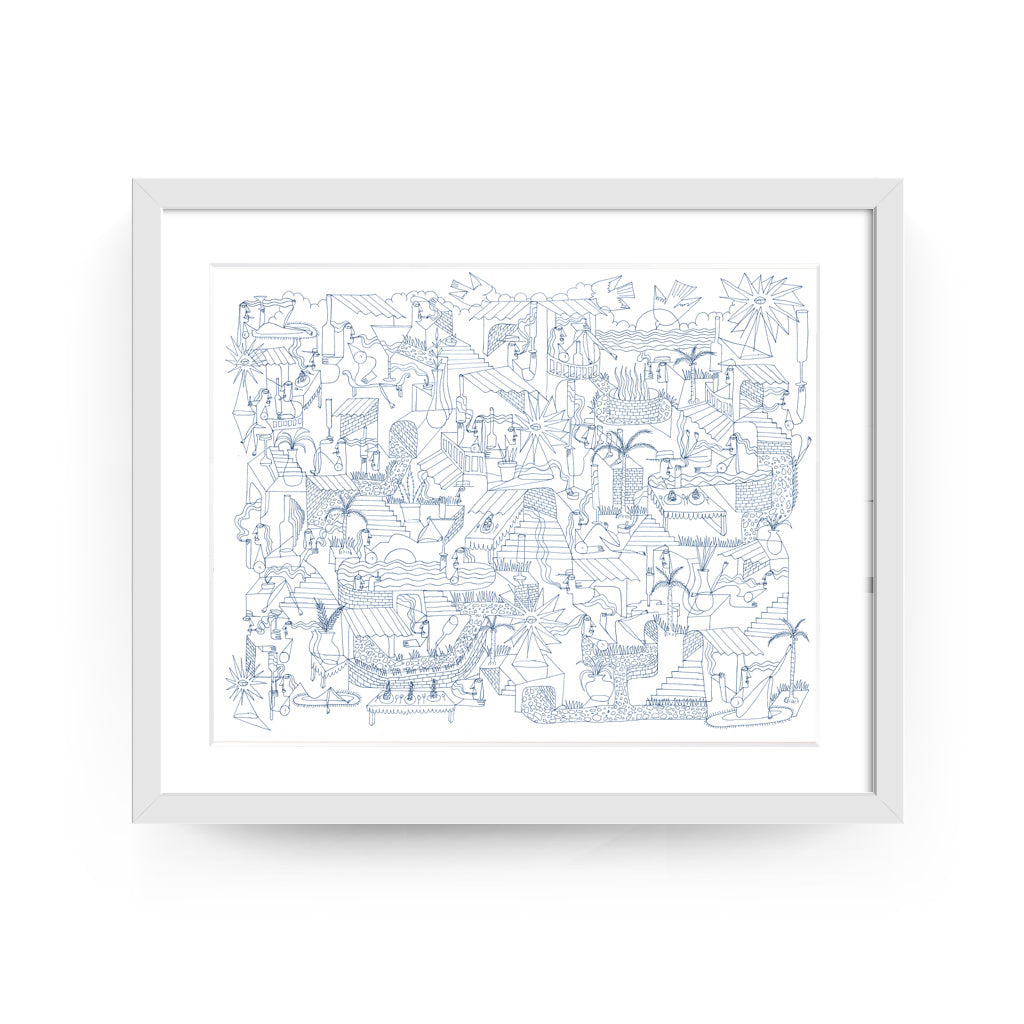 Dumaguete, Pinspired Art Souvenirs, art exhibition, exhibit, limited edition, wall decor, decoration, abstract, Deadlocks, Filipino, art scene, Filipino artist, contemporary, surrealist, line work, minimalist