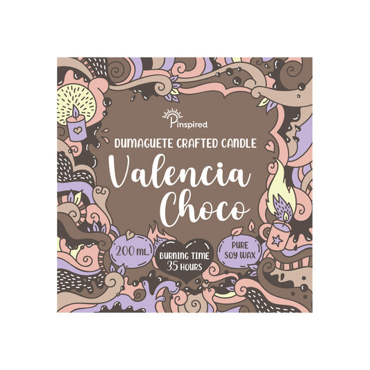 Valencia Chocolate Soy Wax Natural Crafted Candle 200ml