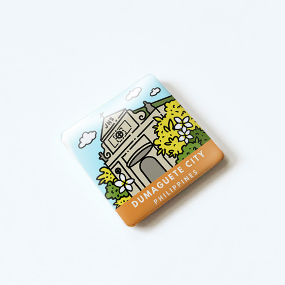 Kat Banay, Dumaguete City, Watercolor, Illustration, art, artist, Negros Oriental, Pinspired Art Souvenirs, cute, souvenir, gift, travel, tour, tourist, line art, Cathedral