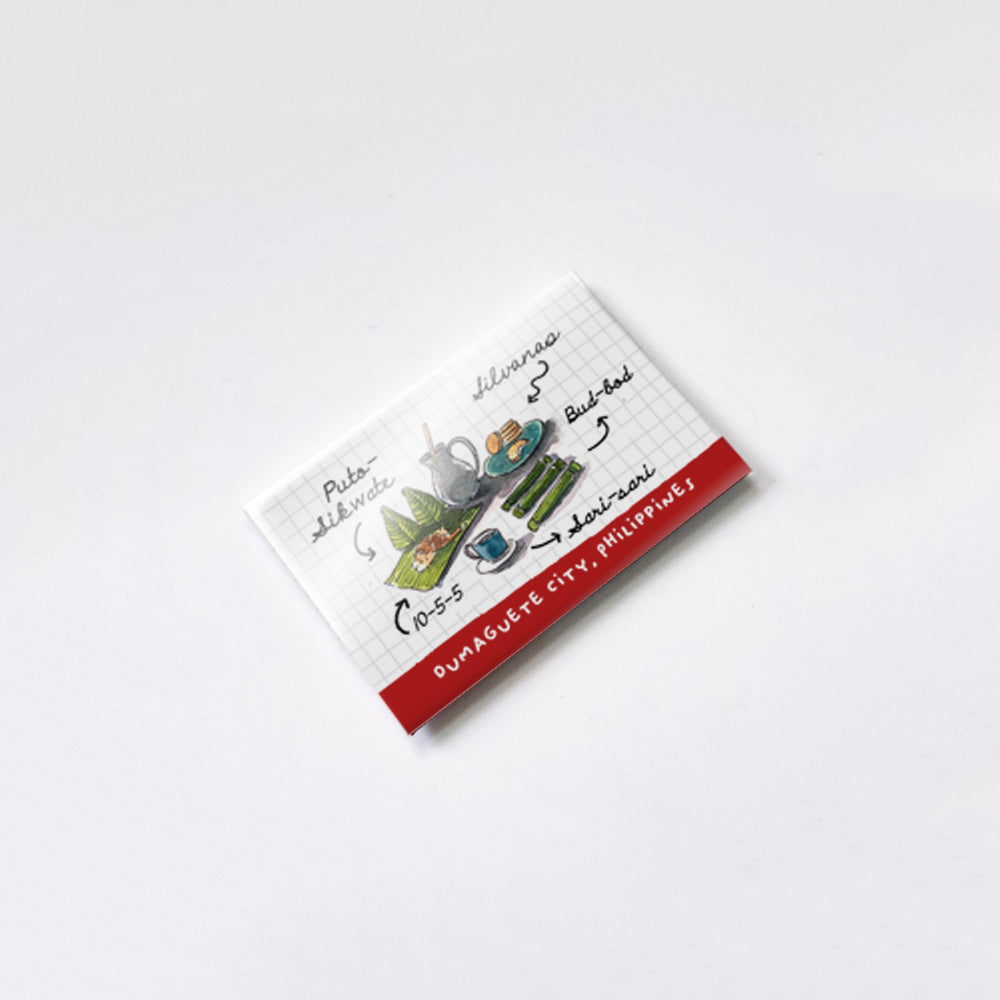 Dumaguete Treats Rectangular Magnet by Kat Banay