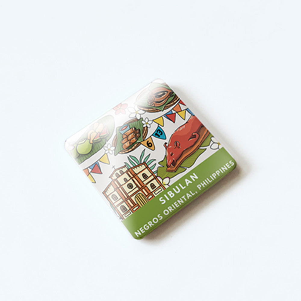 Filipino souvenirs, Dumaguete gifts, art magnets, collectible fridge magnets, local Filipino art, Kat Banay, Dumaguete City, Watercolor, Illustration, artist, Negros Oriental, Pinspired Art Souvenirs, cute, souvenir, gift, travel, tour, tourist, line art, Sibulan, Fiesta