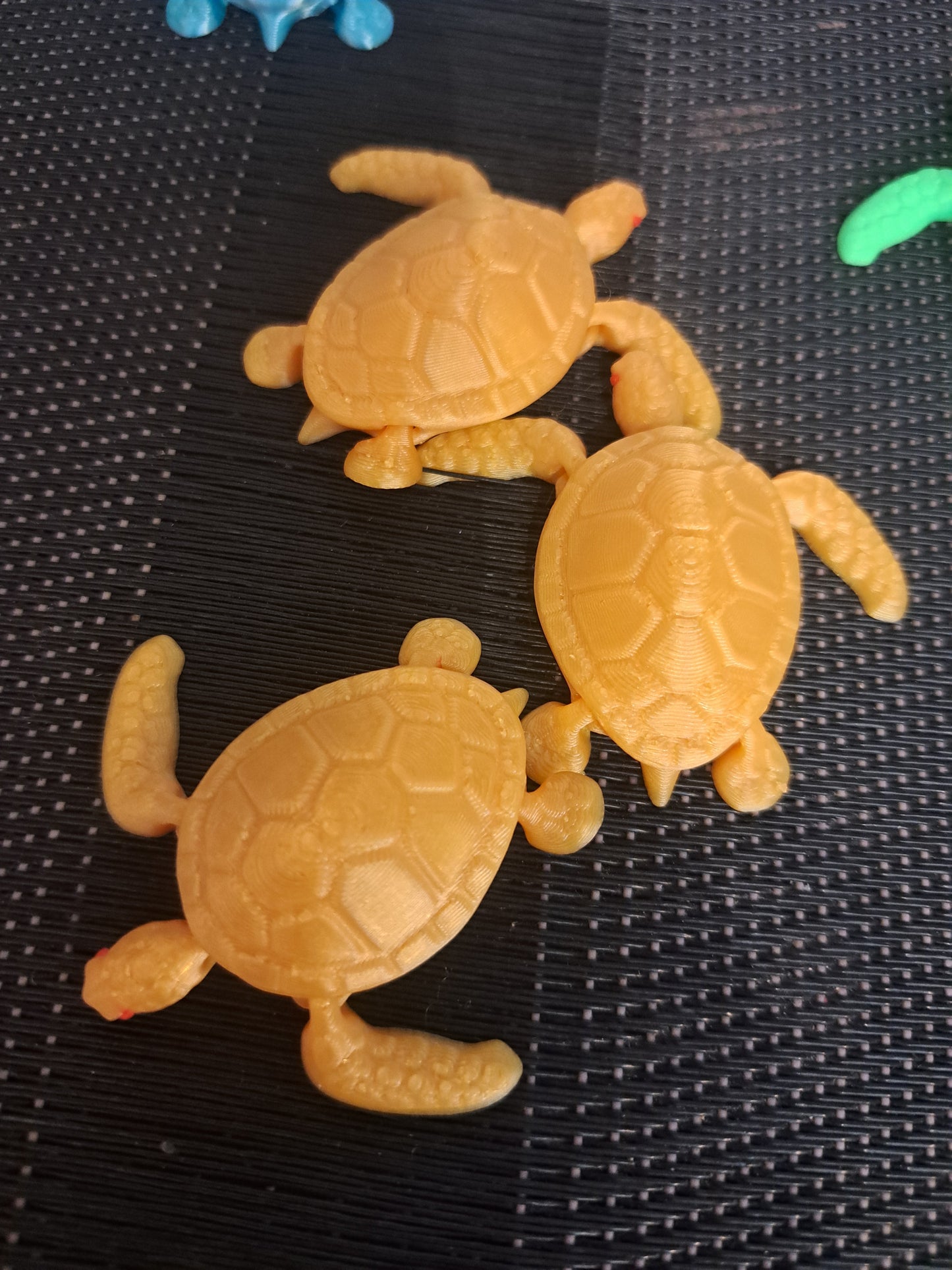 Mini Baby Sea Turtle Magnet by 7Art