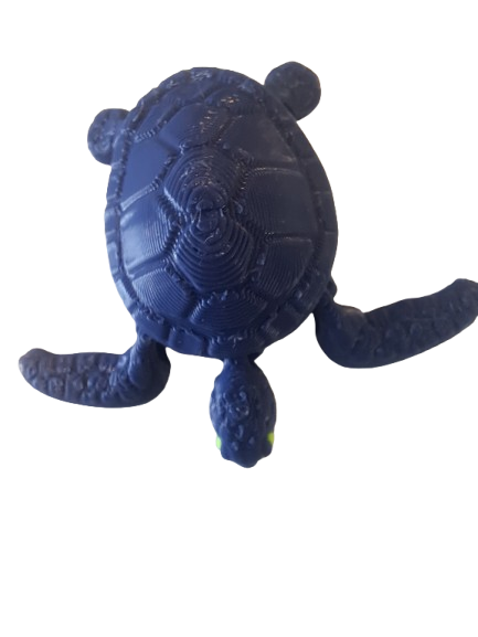 Mini Baby Sea Turtle Magnet by 7Art