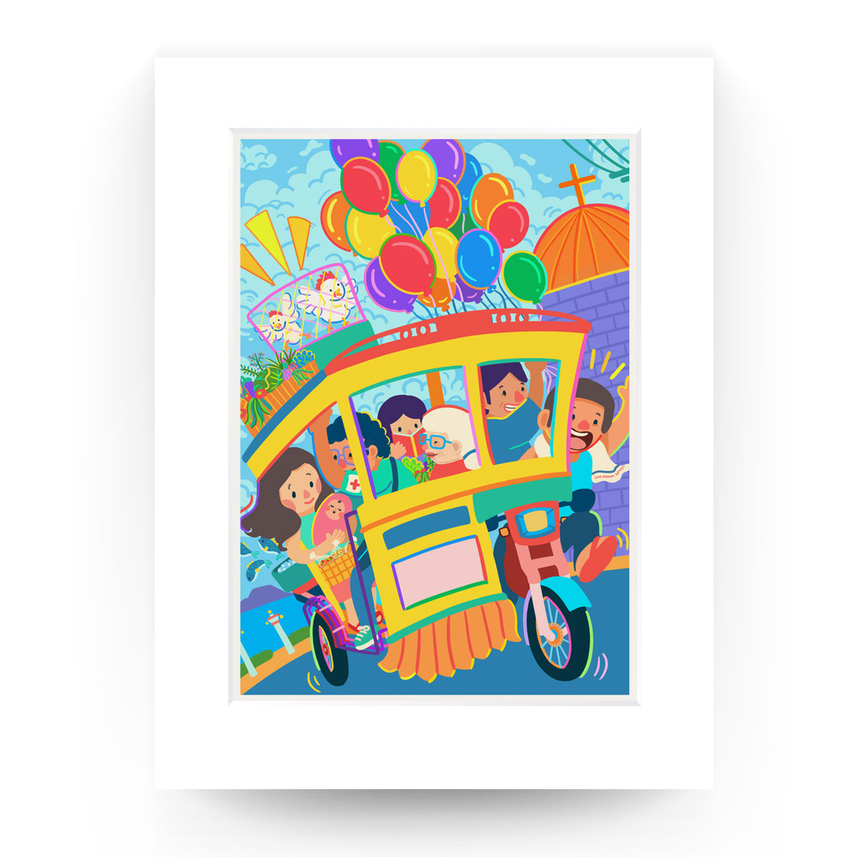 Dumaguete, digital, Duma art scene, Pinspired Art Gallery. artwork, print, limited edition, collector, collectible, colourful, funny, character, cute, Negros Oriental, Mia Angela,