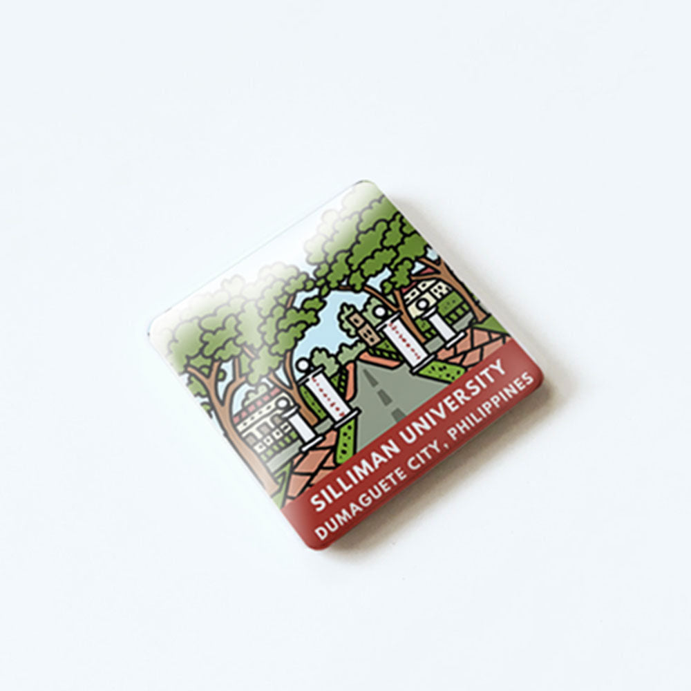 Filipino souvenirs, Dumaguete gifts, art magnets, collectible fridge magnets, local Filipino art, Kat Banay, Dumaguete City, Watercolor, Illustration, artist, Negros Oriental, Pinspired Art Souvenirs, cute, souvenir, gift, travel, tour, tourist, line art, Silliman University, SU Portals