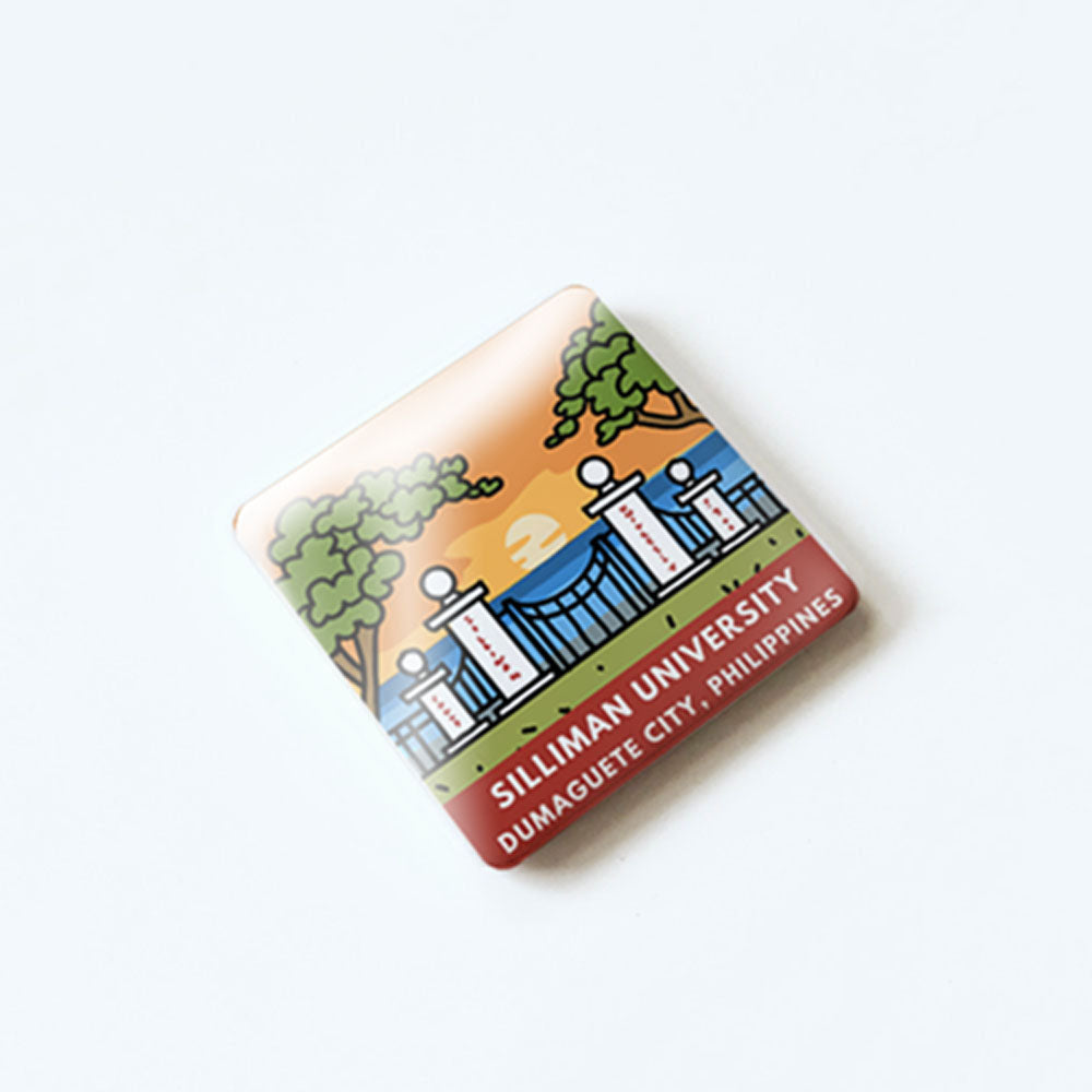 Filipino souvenirs, Dumaguete gifts, art magnets, collectible fridge magnets, local Filipino art, Kat Banay, Dumaguete City, Watercolor, Illustration, artist, Negros Oriental, Pinspired Art Souvenirs, cute, souvenir, gift, travel, tour, tourist, line art, Silliman University, SU Portals
