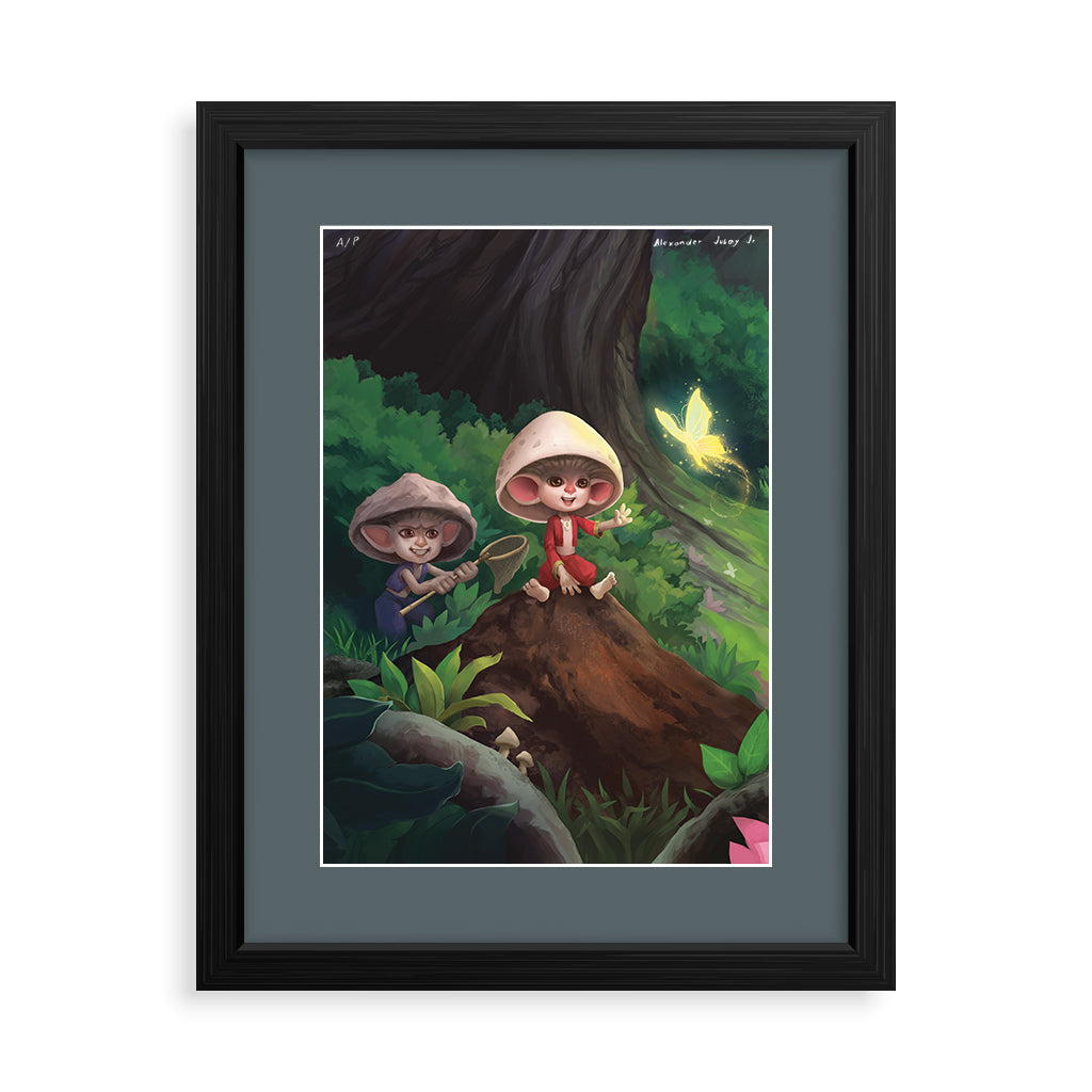 Philippine mythology mythical creature supernatural pinoy legend art fantasy myth spirit nature collectible mail postcrossing Folklore Duende tabi tabi po goblin elf ghost dwarf forest 
