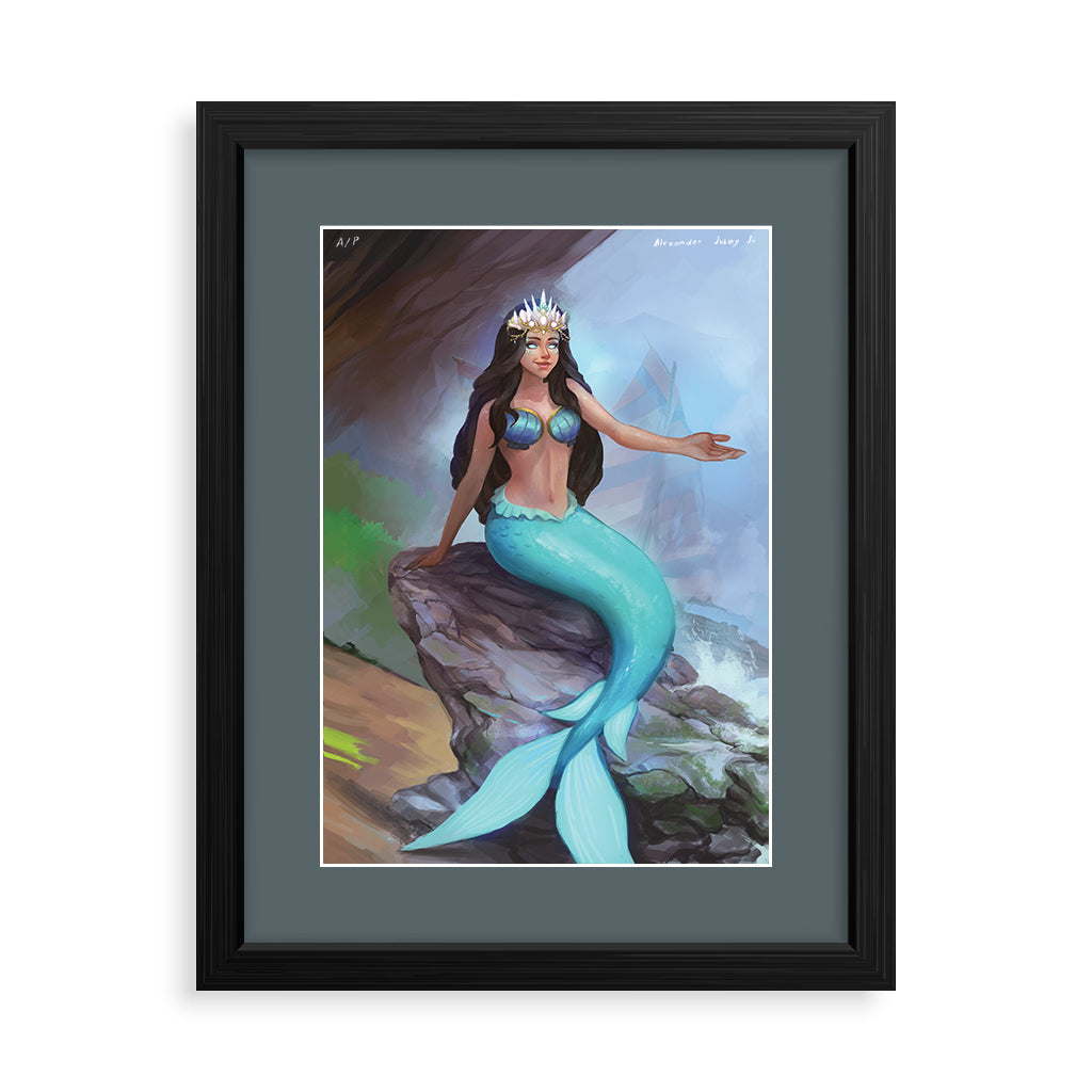 Philippine mythology mythical creature supernatural pinoy legend art fantasy myth spirit collectible mail postcrossing sea underwater aquatic mermaid Bicol Visayas Engkanto Bantay Tubig Magindara