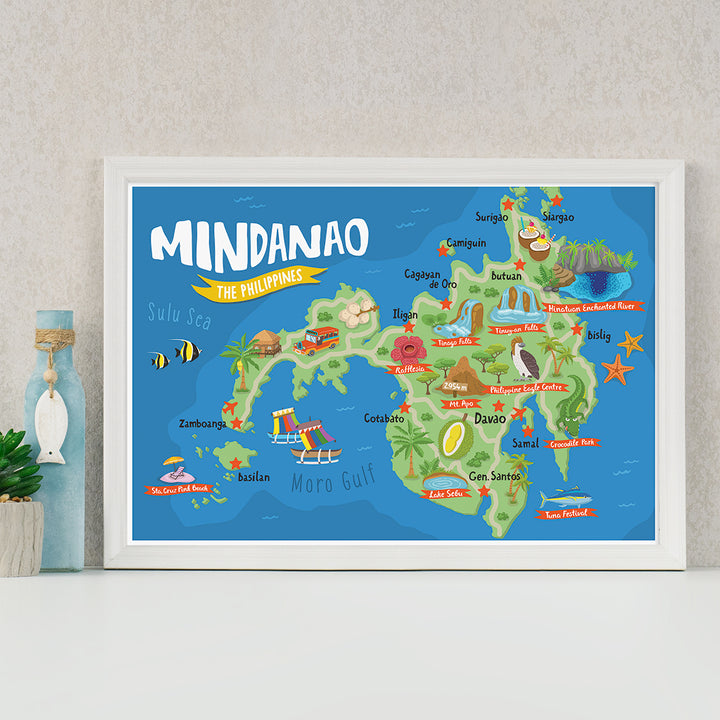 Map poster – Pinspired Art Souvenirs