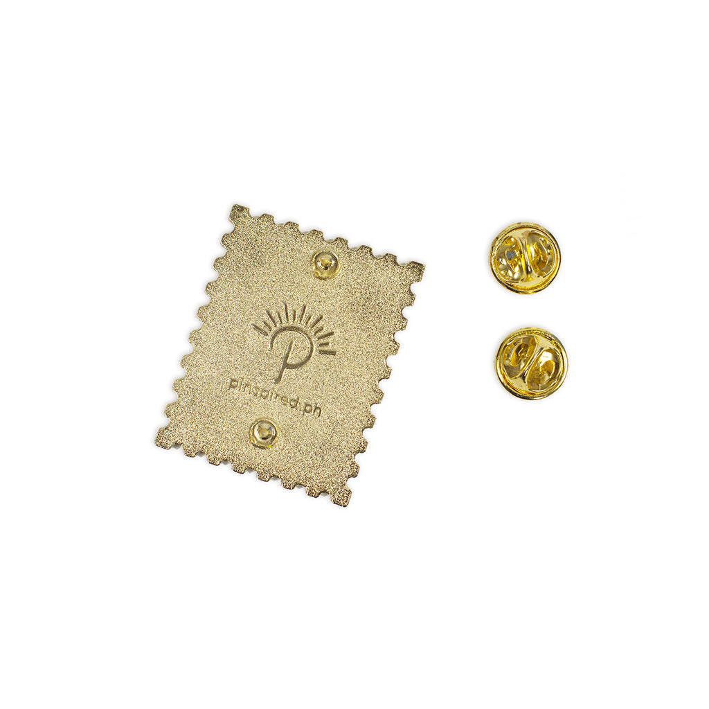 Cebu City Postage Stamp Enamel Pin β Pinspired Art Souvenirs