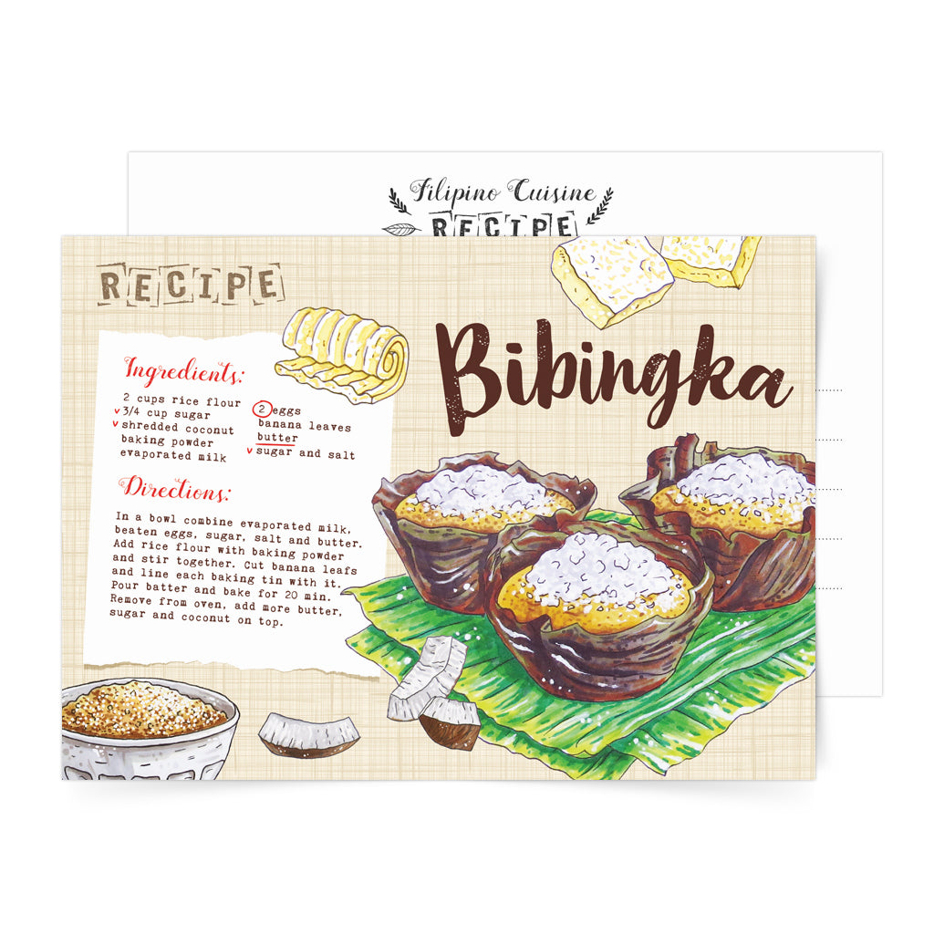 filipino local food card art pinoy sweet pasalubong collectible postcrossing gift decor home