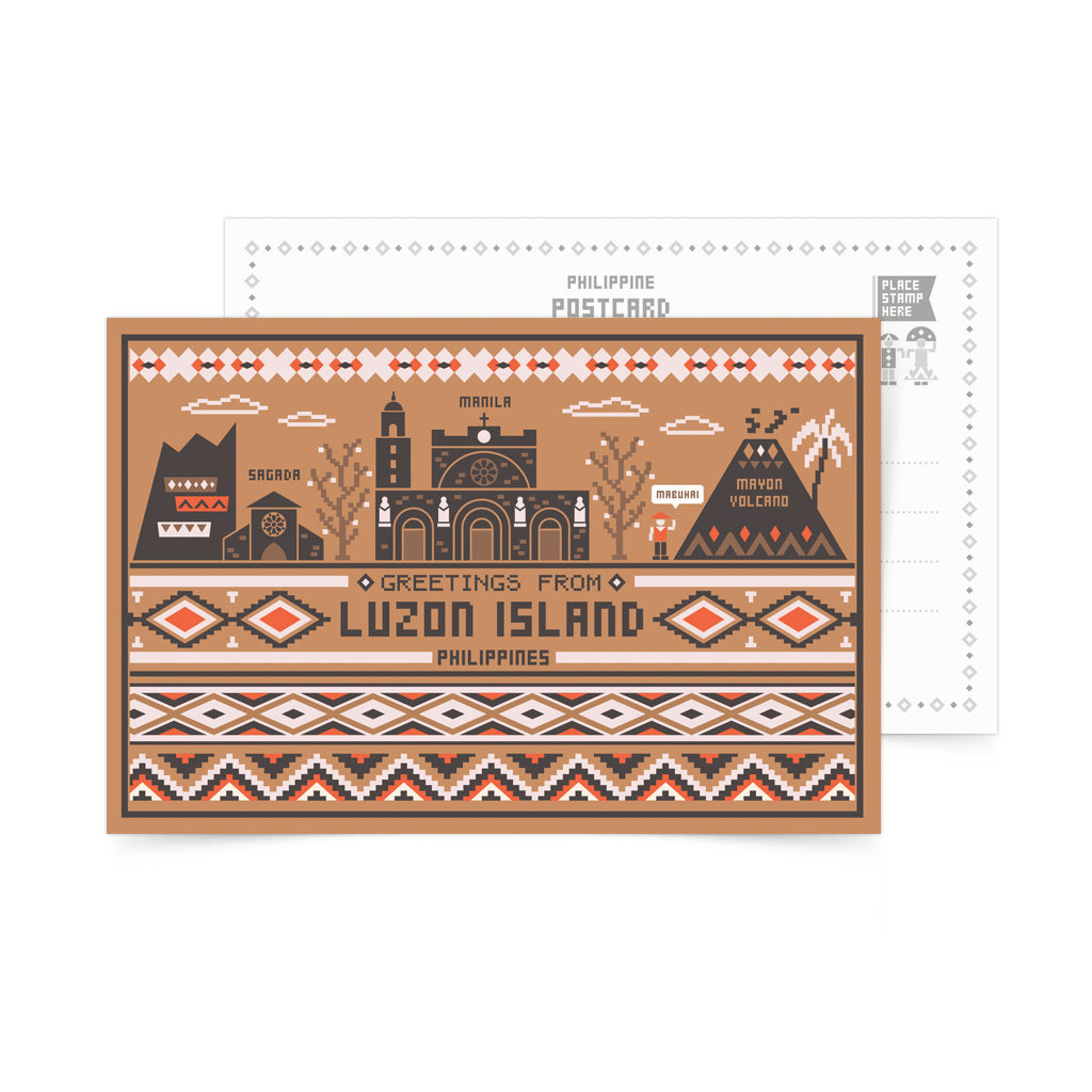 Greetings From Luzon Island Postcard – Pinspired Art Souvenirs