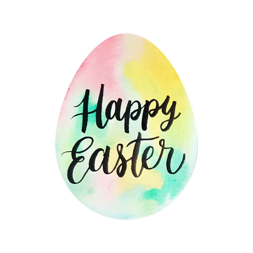 Happy Easter egg painting drawing art session activity DIY shape card Philippines Dumaguete gift snailmail mail 
